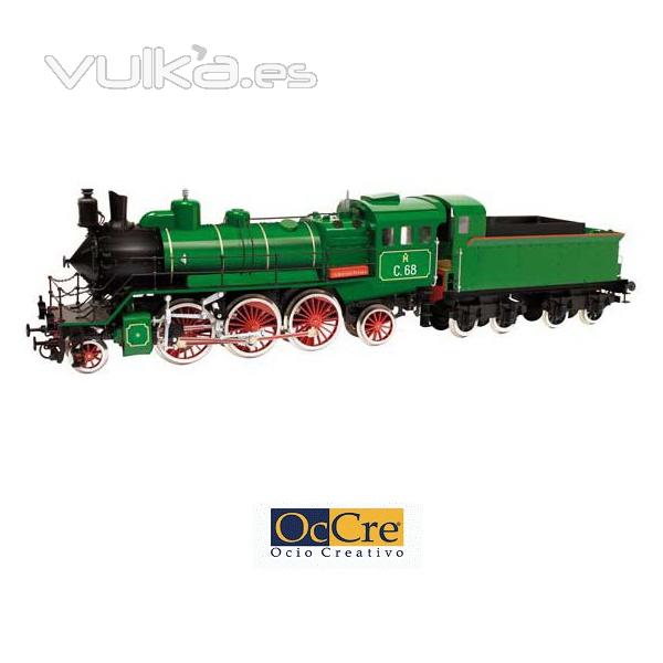 Locomotora rusa C-68 1:32 de Occre en kit para montar