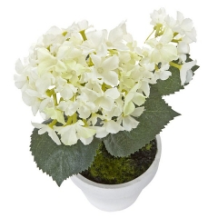 Plantas artificiales con flores planta hortensia artificial blanca 21 en lallimonacom (1)