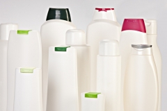 Diferentes modelos de botellas para el sector cosmetico