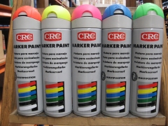 Botes de pintura de marcaje fluorescente crc