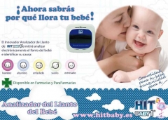 Analizador de llanto hitbaby1 ¡ahora sabras por que llora tu bebe!