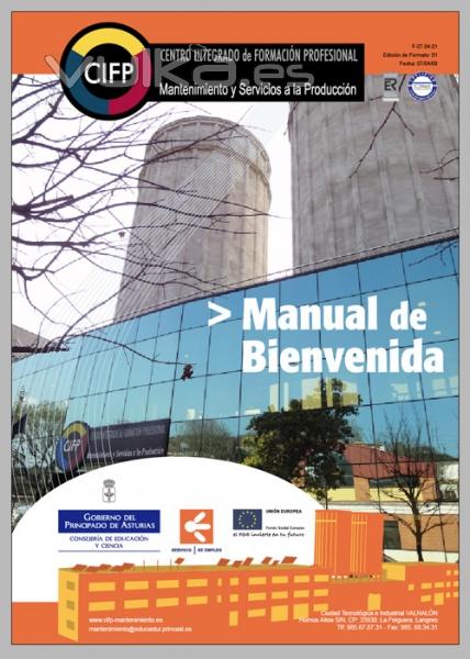 Manual de Bienvenida para CIFP Mantenimiento y Servicios a la Producción de Langreo