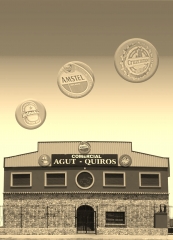 Comercial agut quiros (foto en blaco y negro)