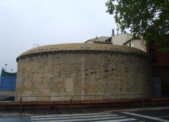 Murallas del revellin reconstruccion del bocel de remate de la muralla