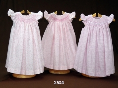 Baby dress vestido bordado smok bordery