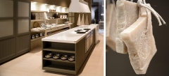 Mobiliario de cocina dica modelo arkadia fango con cuerda