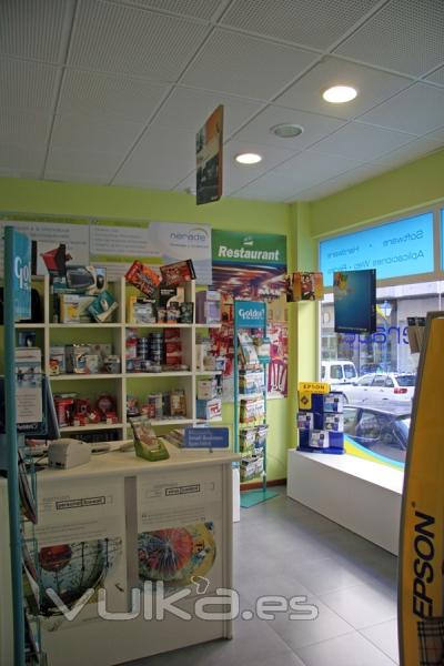 Imagen de la zona de la tienda de Nerade, posicionamiento seo Vigo http://www.nerade.com