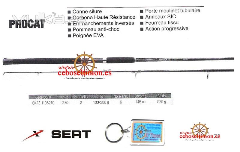 www.ceboseltimon.es - Caña Sert Pro-Cast 2.70Mt - Accion 100/300Gr