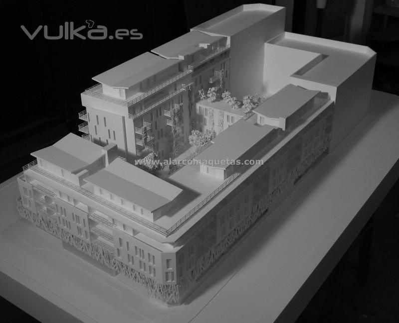 Maqueta. Maqueta arquitectura. Maqueta técnica arquitectura edificio en Baiona, Bayonne 2