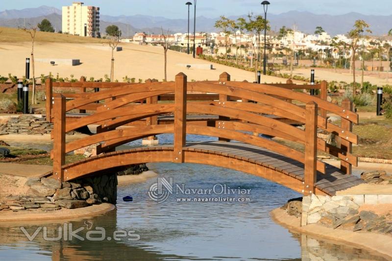 Puente de madera