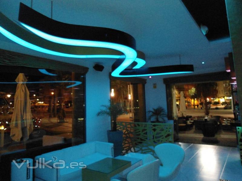 INSTALACION SONIDO CAFETERIA/PUB GOLDEN MAZARON