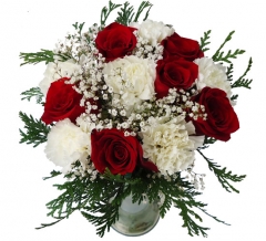 Bouquet de claveles y rosas enviar y regalar flores a domicilio con la mejor floristeria online