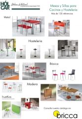 Mesas y sillas para cocina y hosteleria