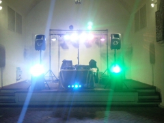 Sonido e iluminacion en una boda en la hacienda la montija