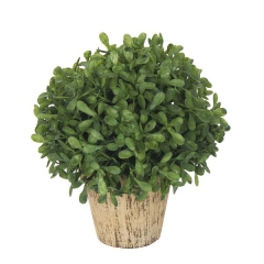 Plantas artificiales planta bola artificial hojas verdes con maceta 15 en lallimonacom