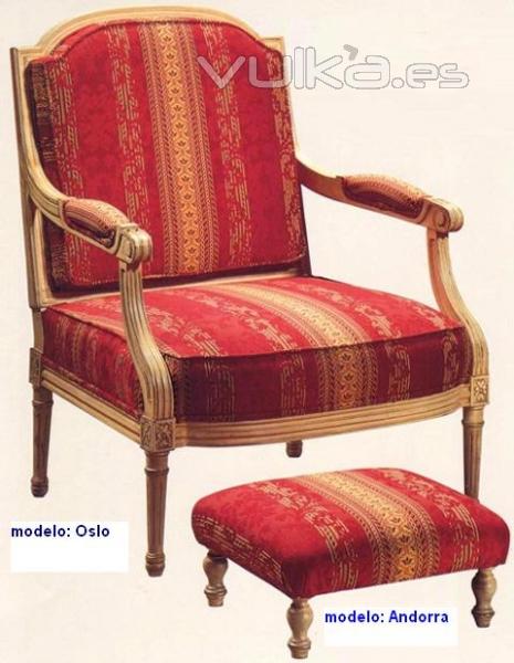 Sillon y puff  modelo oslo