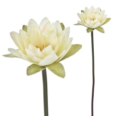 Flores artificiales flor lotus artificial grande en la llimona home (1)
