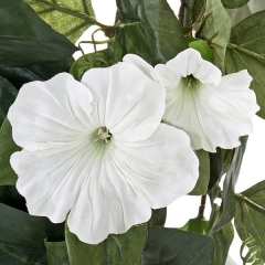 Plantas colgantes artificiales planta artificial colgante petunias blancas 75 en la llimona home (1