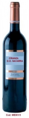 Crianza wine do navarra  grape: 80% tempranillo, 15% cabernet sauvignon, 5% merlot  fermentation
