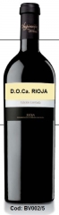 Rioja wine edicion limitada  vintage: 2004 / 2005 alcohol: 14 % vol total acidity: 67 g/l tartari