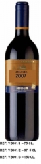 Crianza - rioja doc aged red wine origin and varieties: tempranillo, garnacha and graciano from v