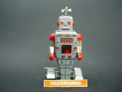 Colecciolandiacom ( robot de hojalata con mecanismo de cuerda