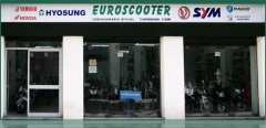 Euroscooter concesionario oficial hyosung y sym en sevilla