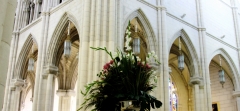 Farol de forja de la catedral de madrid realizado por forjaartesanales realizados en hierro forja