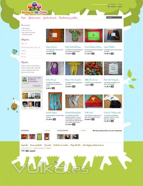 Tienda online Bosque de Color