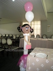 Figura de comunion realizada en globos