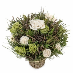 Arreglos florales artificiales> arreglo floral bouquet flores artificiales 30 en la llimona home (1)