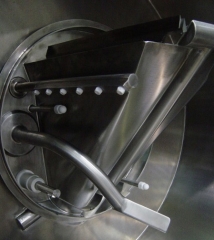 Detalle centrifuga de eje horizontal