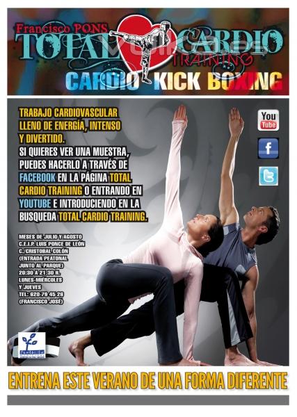 Designdcl: Total Cardio Training. Cartel de verano. Propuesta 3