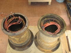 Bobinado de motores de bombas aguas residuales