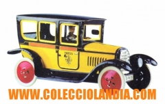 Colecciolandiacom ( taxi de barcelona de hojalata ) jugueteria de juguetes de hojalata en madrid