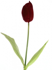 Tulipanes artificiales de calidad tulipan artificial tacto natural rojo oasis decor