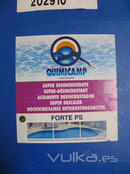 Super desincrustante para piscinas Forte PS