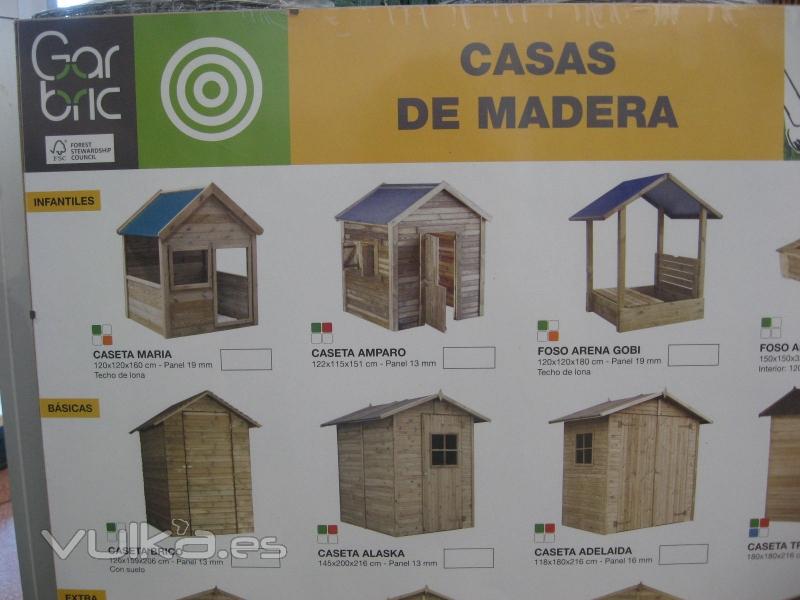 Casas y casetas de madera.