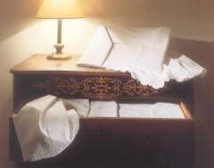 Sabana bordada ,de hilo ,dos piezas ,,,funda de almohada y encimera