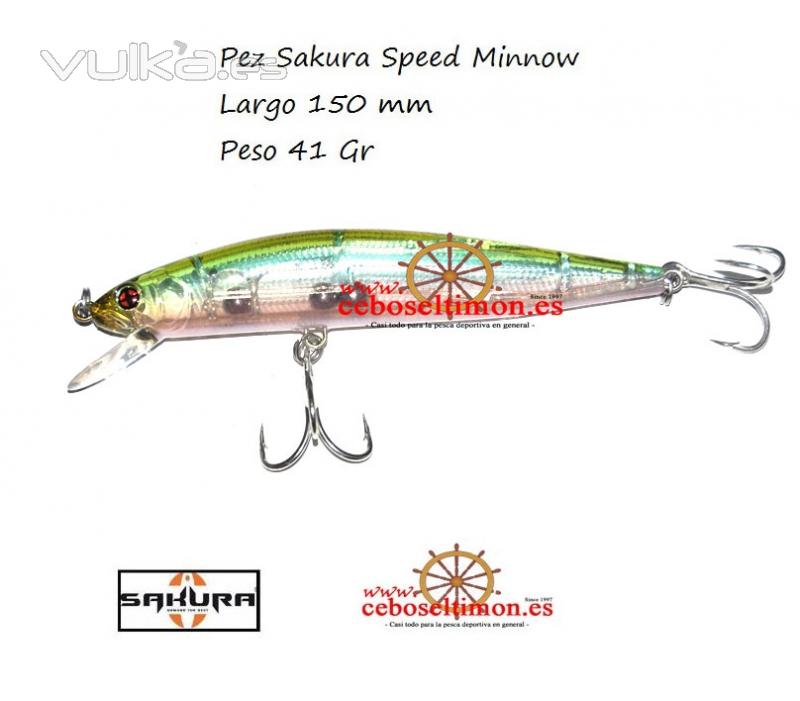 www.ceboseltimon.es - PEZ SAKURA FLOATING SPEED MINNOW 150F 41GR 