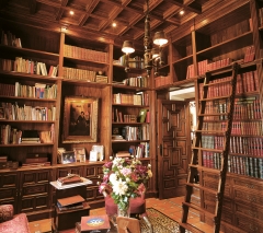 Biblioteca de madera ebanisteria arenas fabricacion a medida de creaciones exclusivas en madera