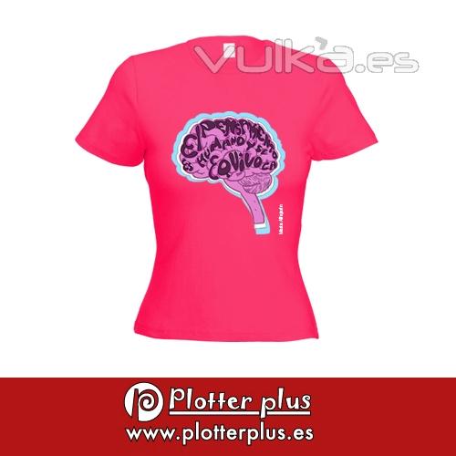 ¡Las chicas son guerreras! Camisetas Poptime exclusivas para chicas en Plotterplus