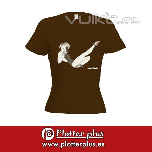 ¡Las chicas son guerreras! Camisetas Poptime exclusivas para chicas en Plotterplus