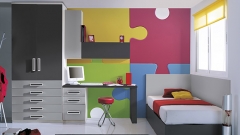 Dormitorio juvenil para un espacio reducido con muebles whynot 12