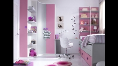 Dormitorio juvenil en colores rosa del catalogo whynot 12