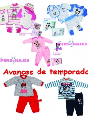 Avances de temporada linea bebe, en tiendas mis personajes