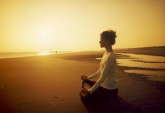 Meditacion en la playa
