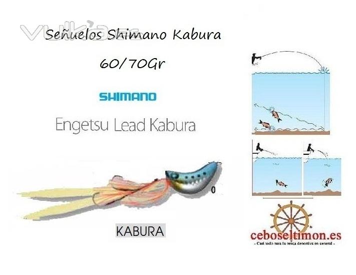 www.ceboseltimon.es - Señuelos Jigs Shimano Engetsu Lead Kabura Madai 60-70 Gr - Tecnica Japonesa Ka