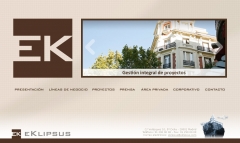 Pagina web de eklipsus, empresa de gestion integral de proyectos
