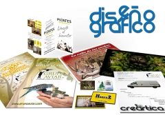 Diseno grafico, flyers, catalogos, tarjetas de visita, folletos, carteleria, tripticos